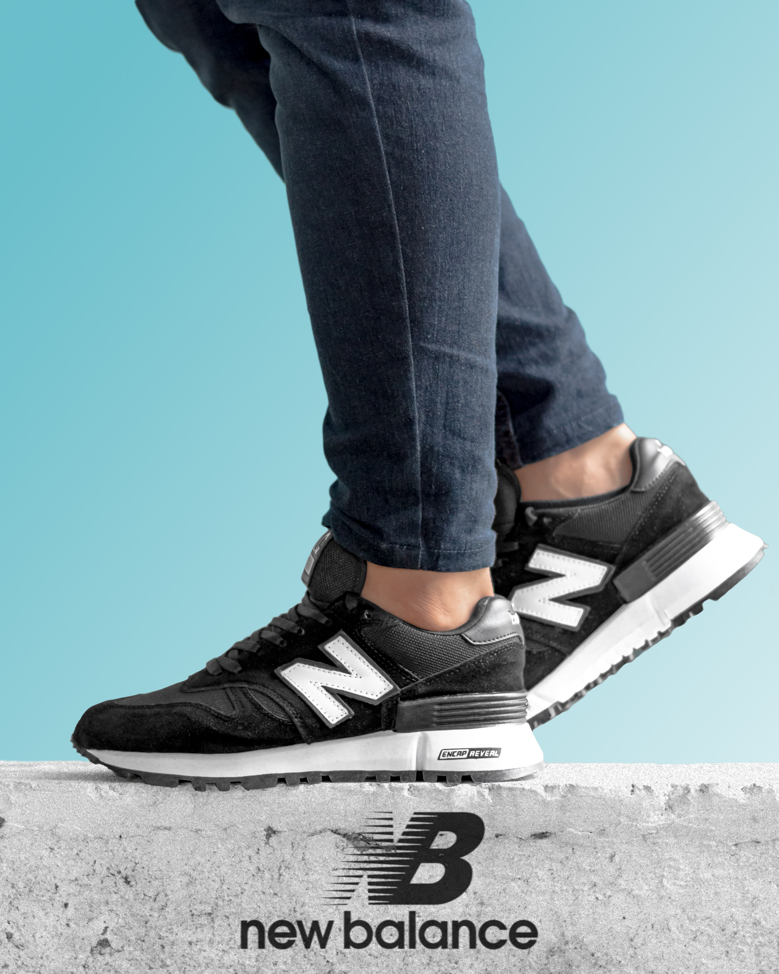 Miniatura 10 de NB008 1300 Unisex - COLOR: NEGRO BLANCO, ralla: 39